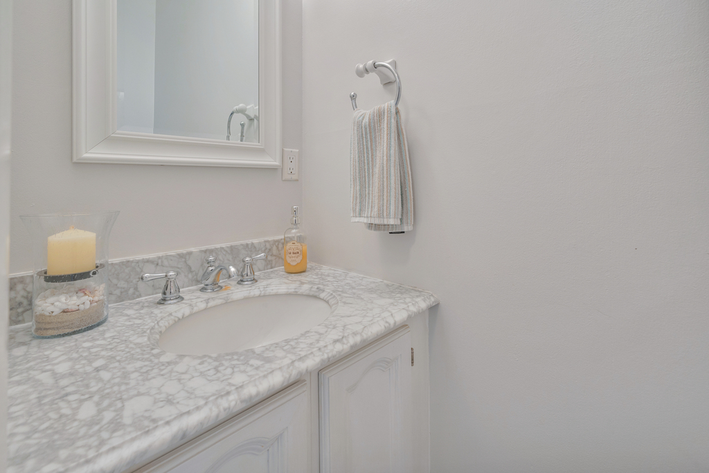 Convenient Half Bath just off Living Area.