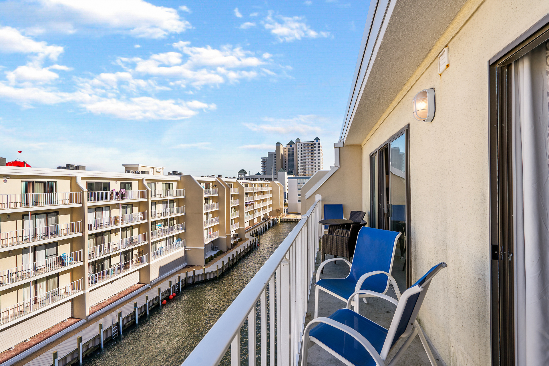 Imagine sipping your morning coffee while taking in the Sweet & Salty Bay Breeze.