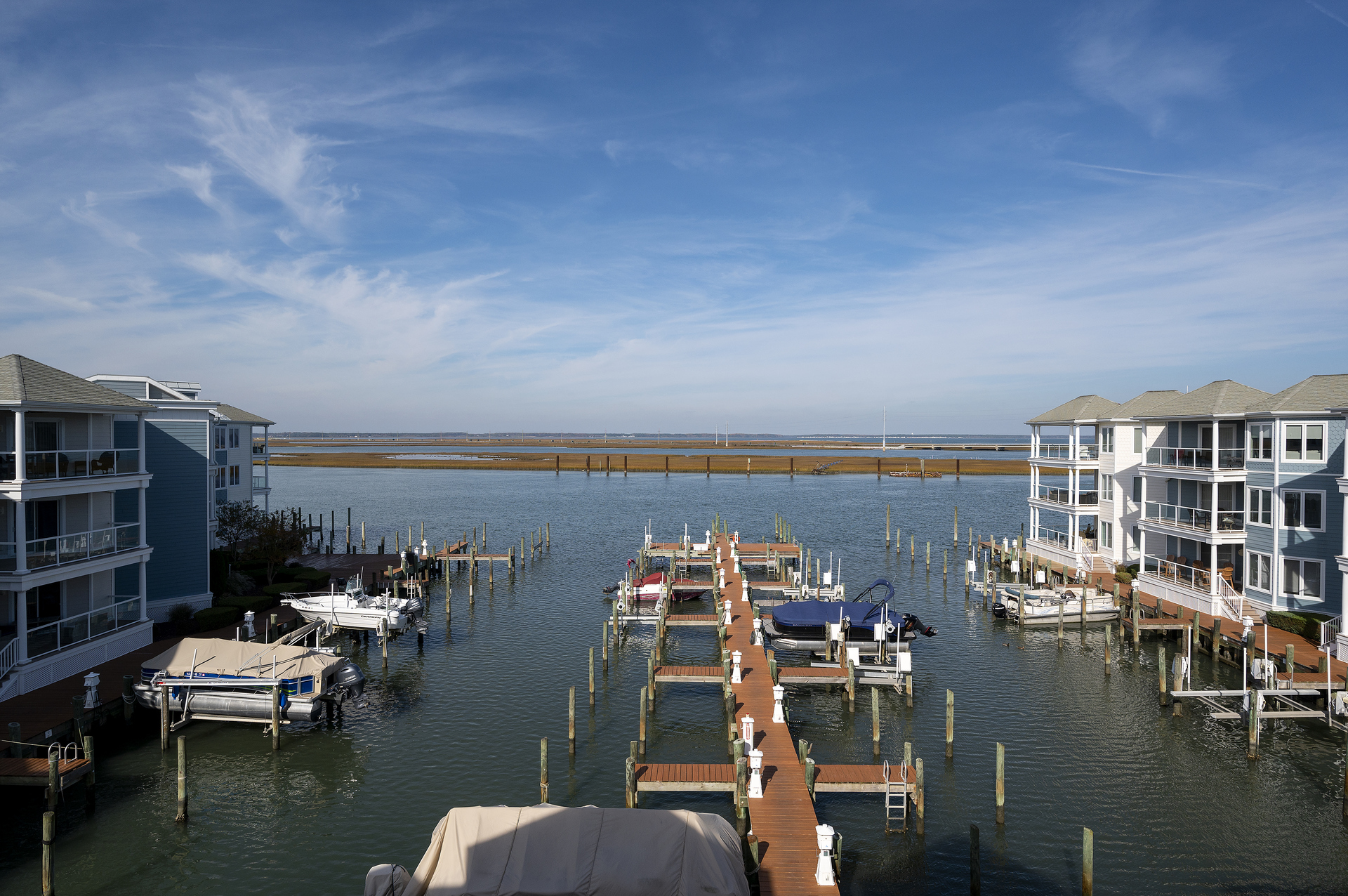 Bring the Boat or catch Crabs off the Shared Pier.