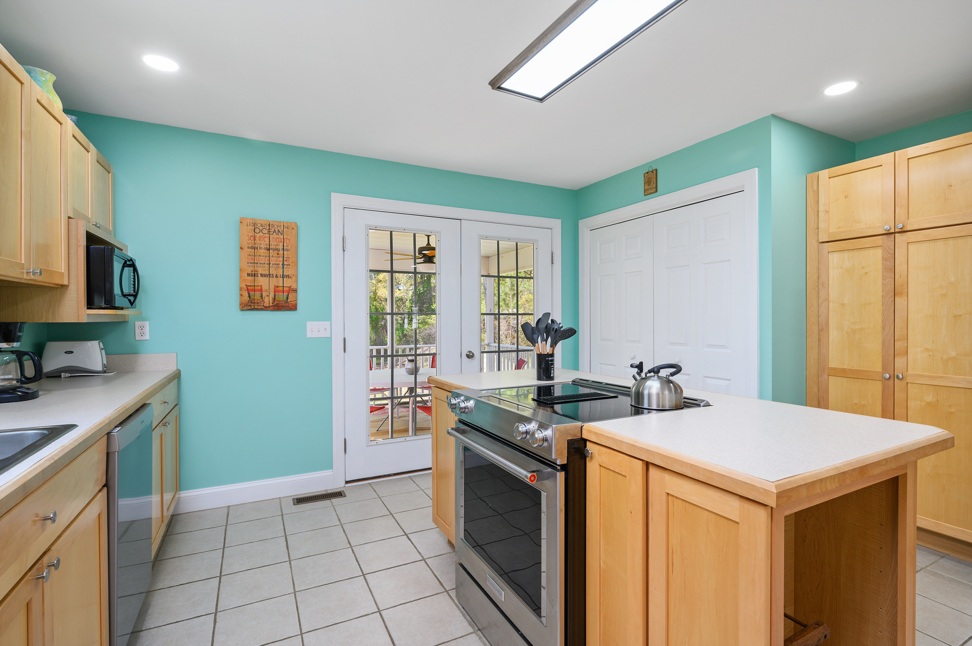 New Stainless Appliances and Fresh Paint.