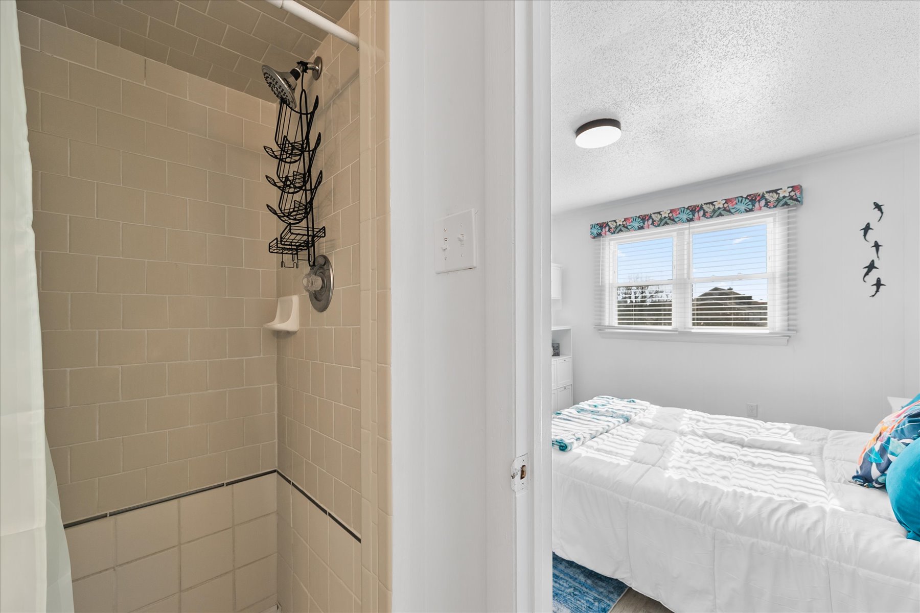 Attached Bath with Walk-in Shower