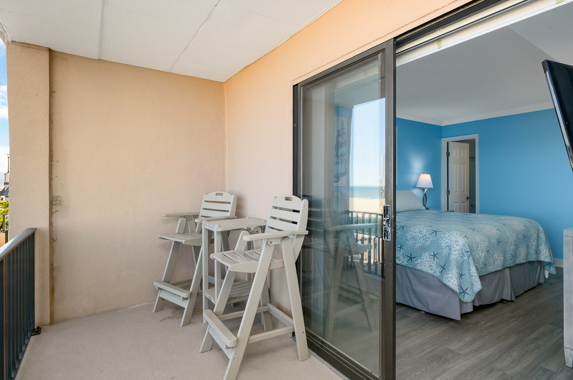 Upper seating just outside of the Primary bedroom