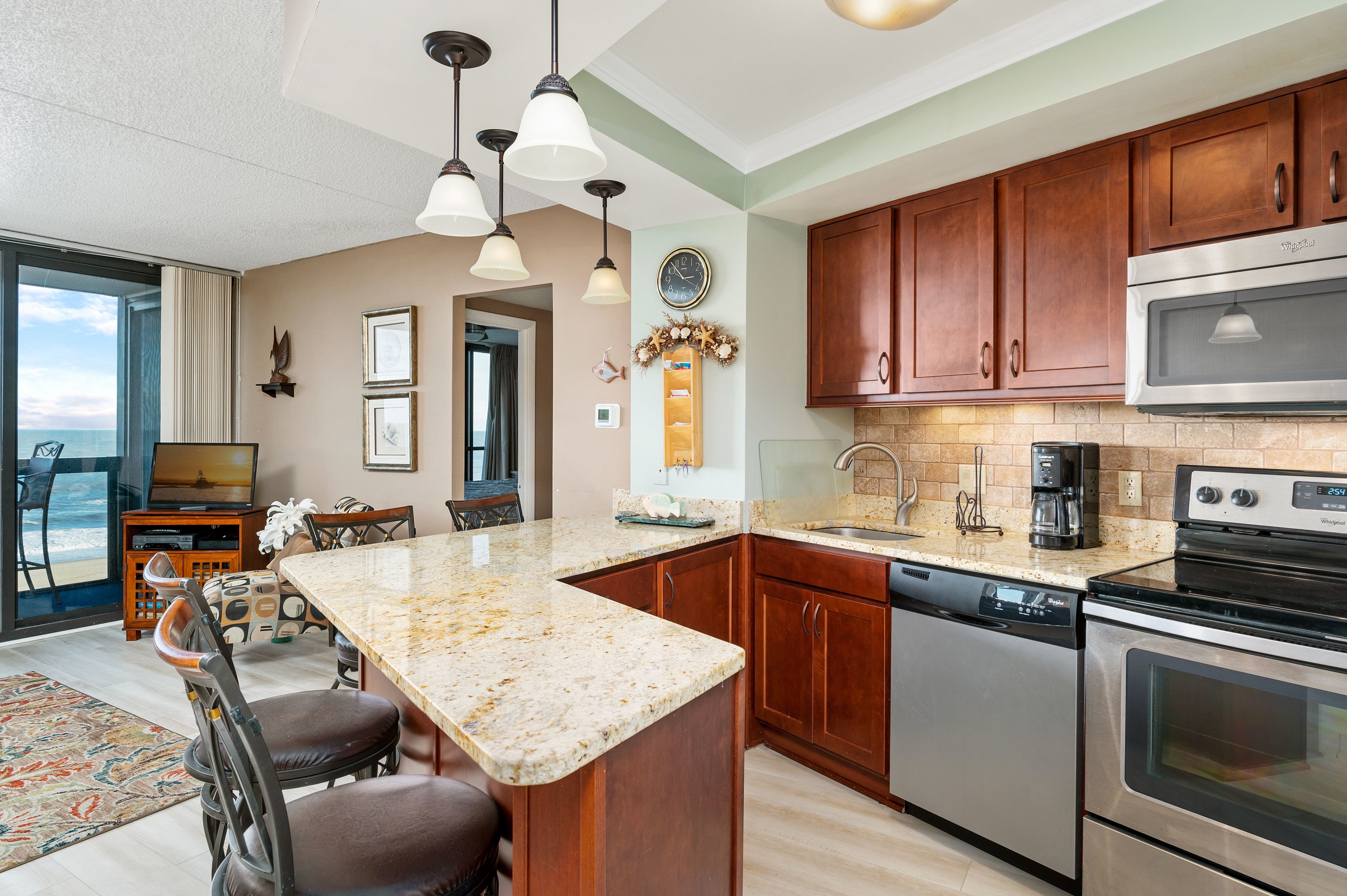 Grab a quick bite before hitting the Beach at the Breakfast Bar.