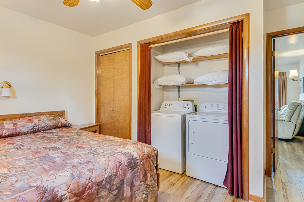 The Full Size Washer & Dryer will come in super handy.