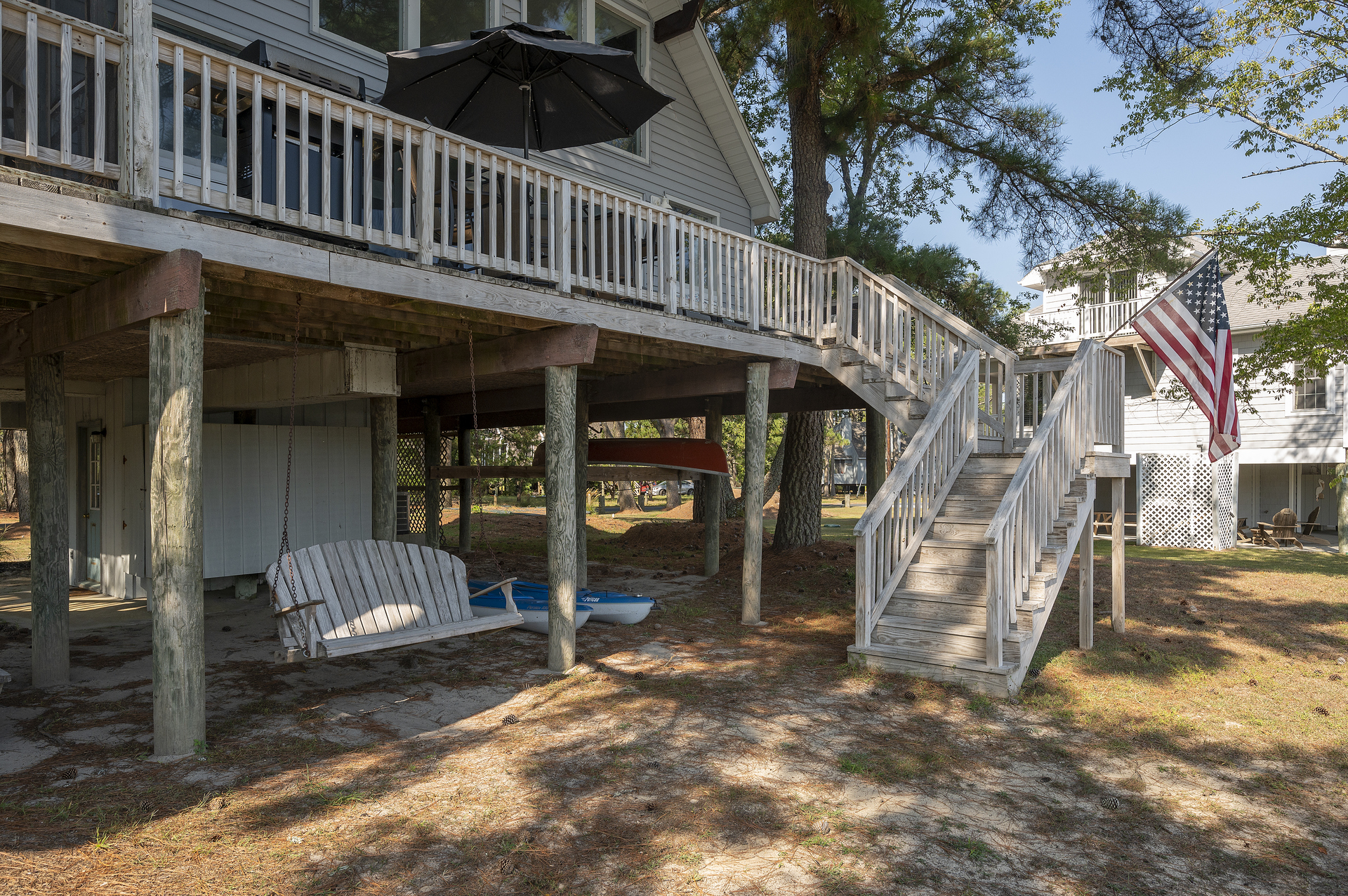 Wander down to enjoy your Waterfront Backyard.