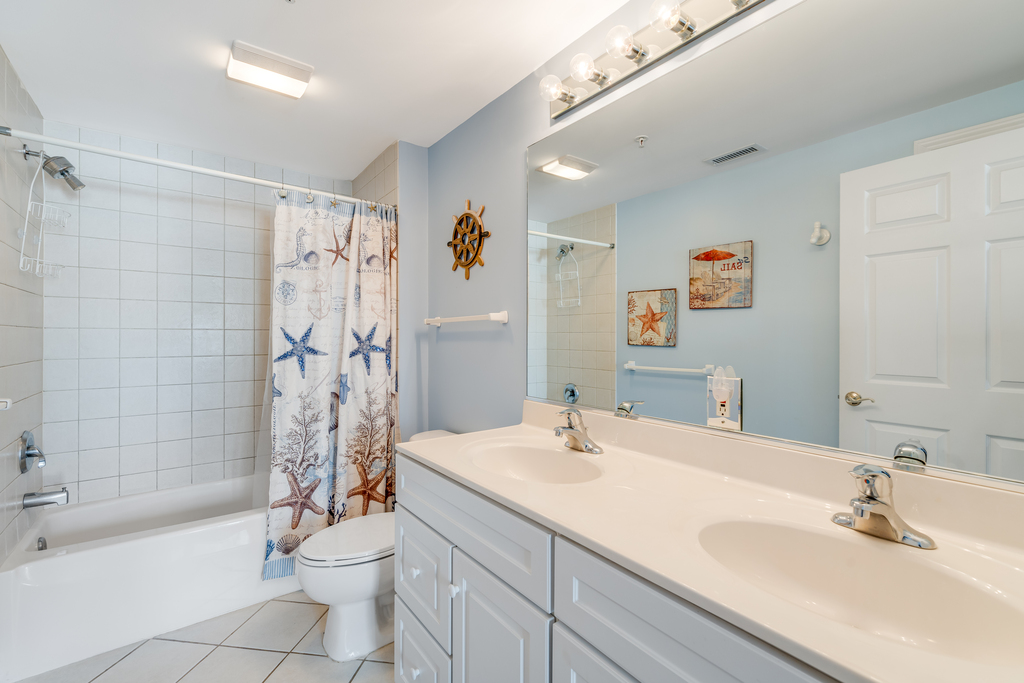 Private Primary Bath has a double vanity!