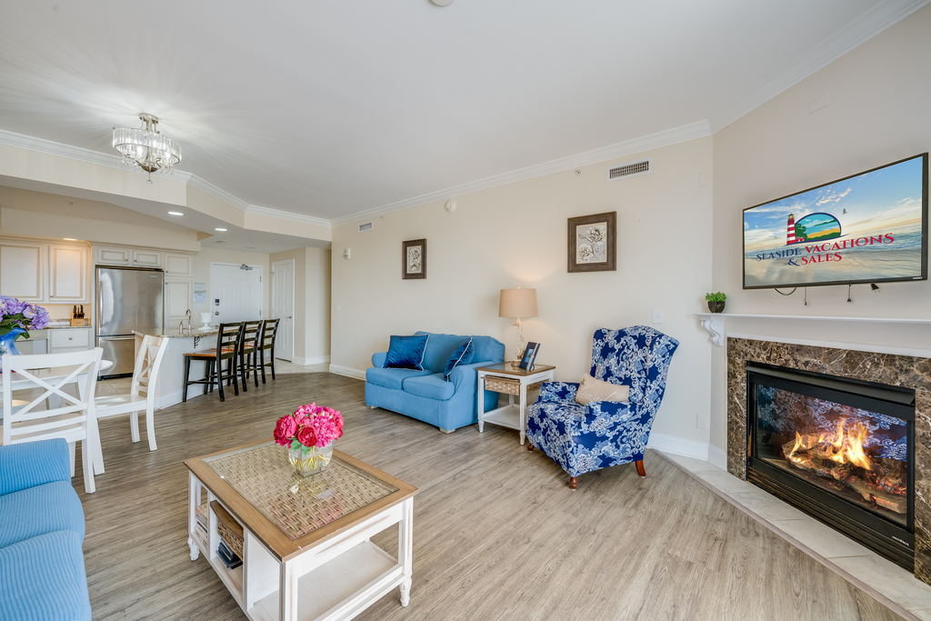 Plenty of seating for the whole family to gather.