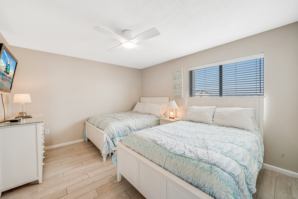 Bedroom 2 offers 2 Full Beds!