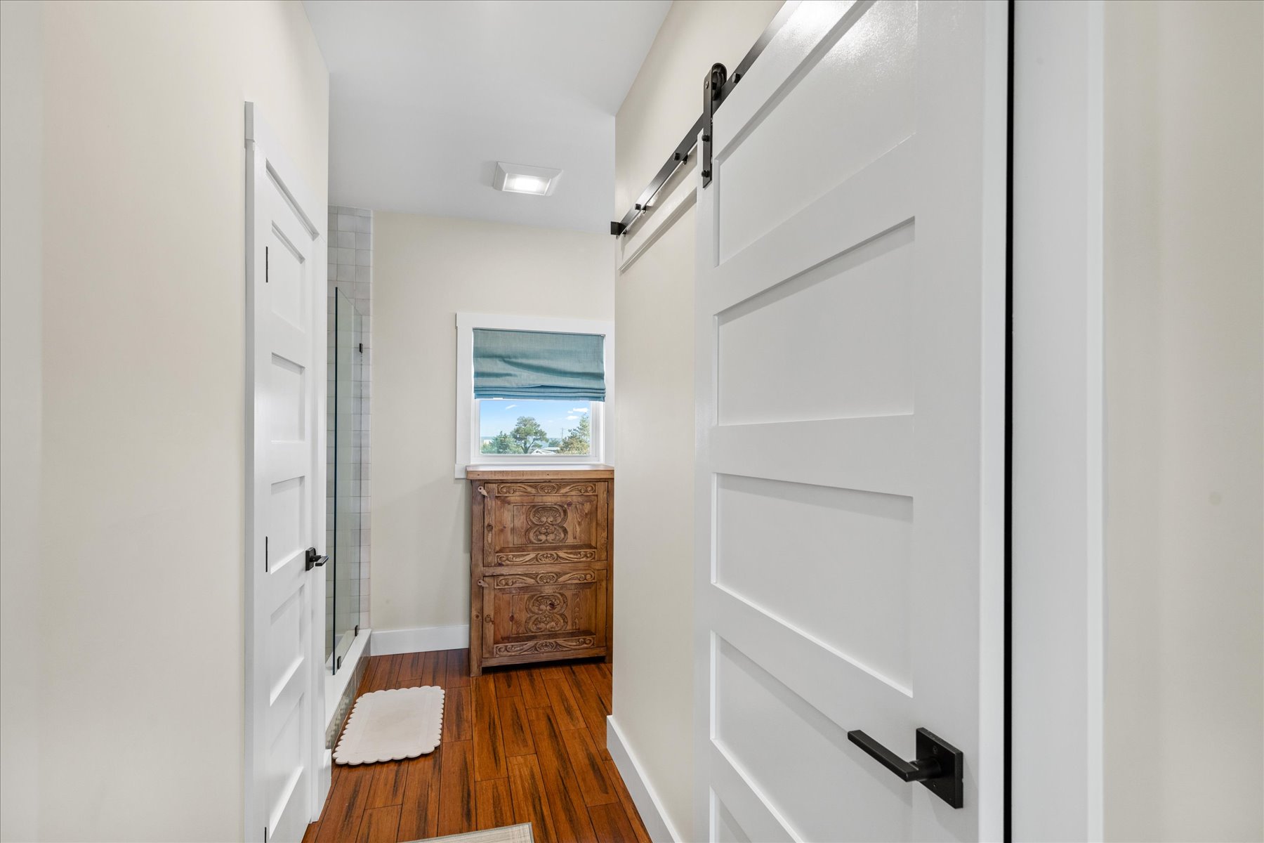 Attached Full Bath with Walk-in Shower.