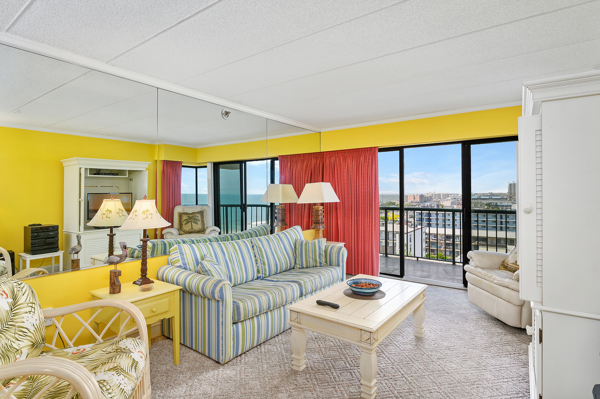 The cozy couch is also a Sleeper Sofa if needed