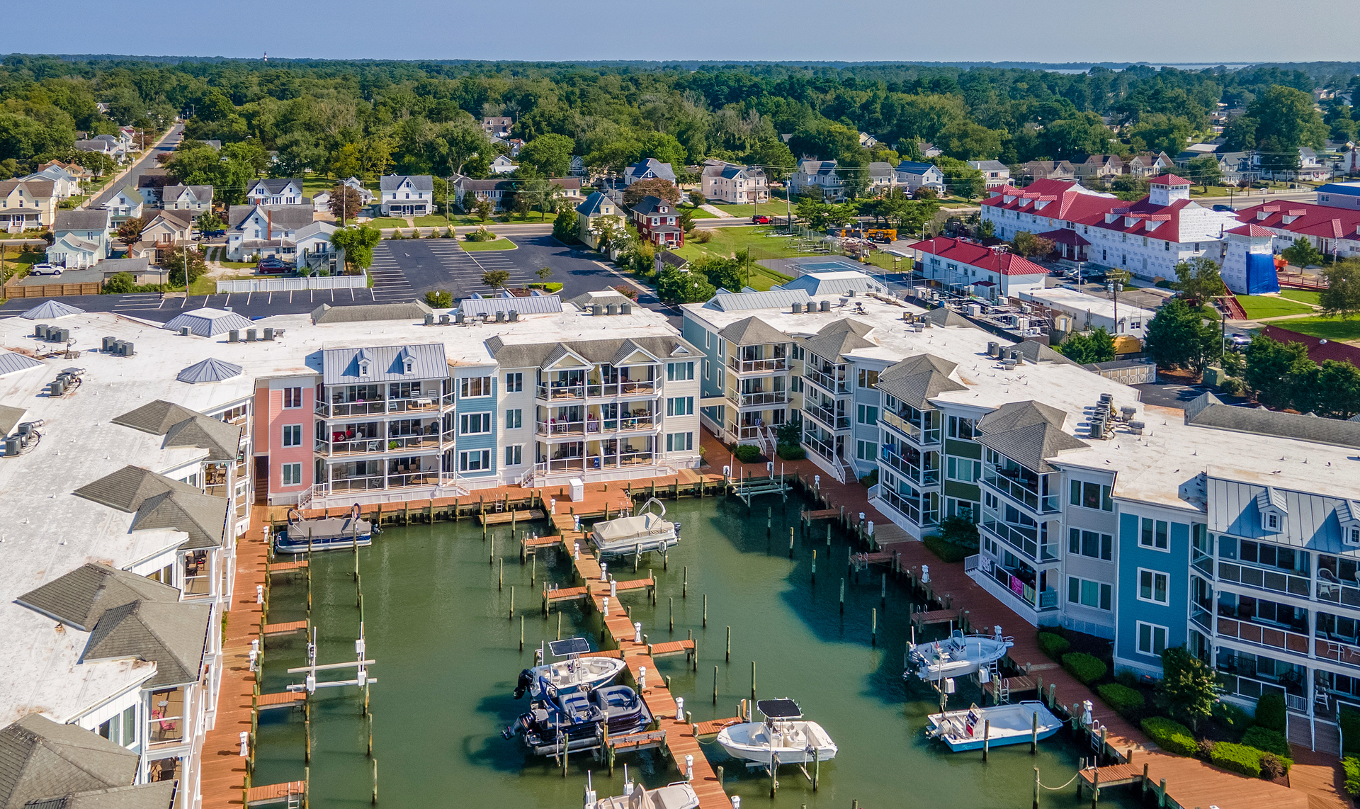 Sunset Bay 116 is a 1st Floor Walk-out. Just 4 steps down to the Dock!