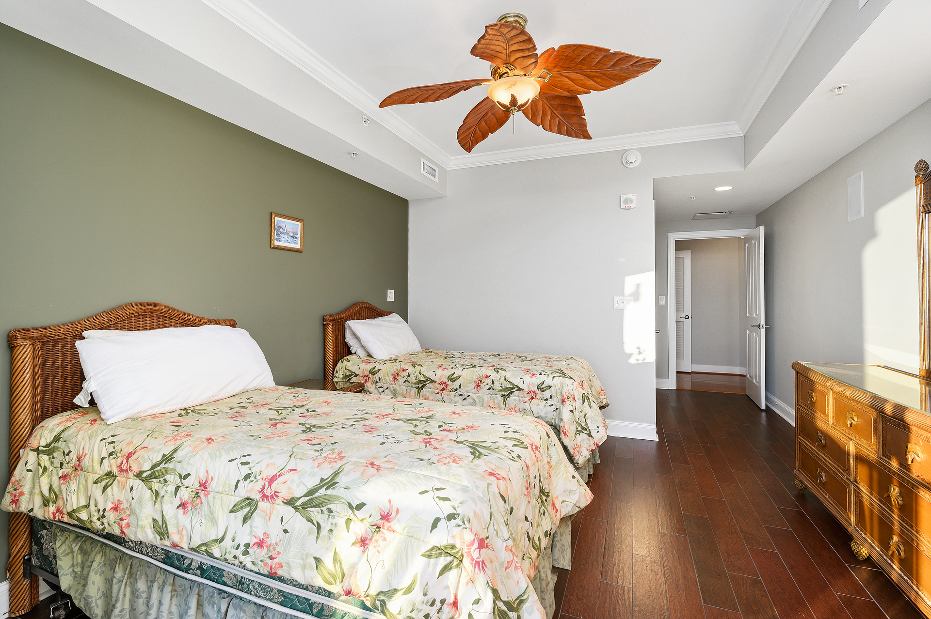 Bedroom 2 also has two Twin beds, perfect for the kids!