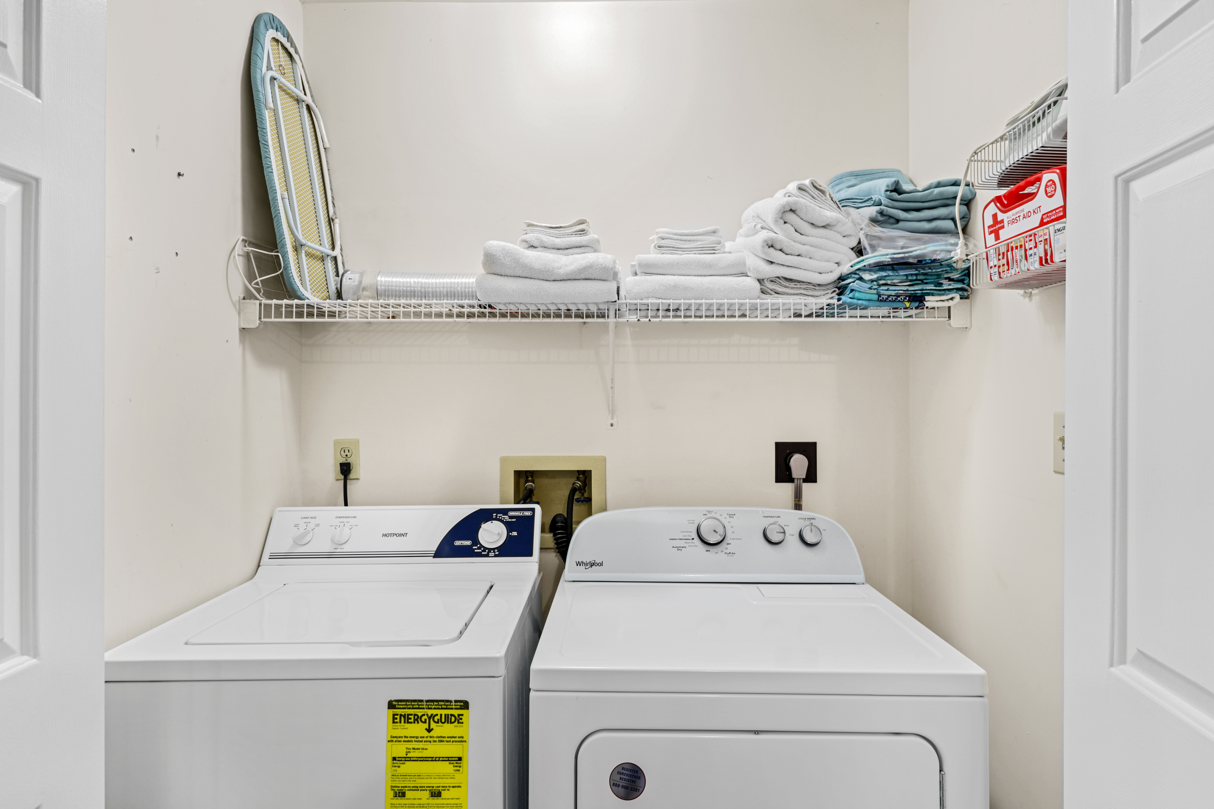 Full size Washer & Dryer for your convenience!