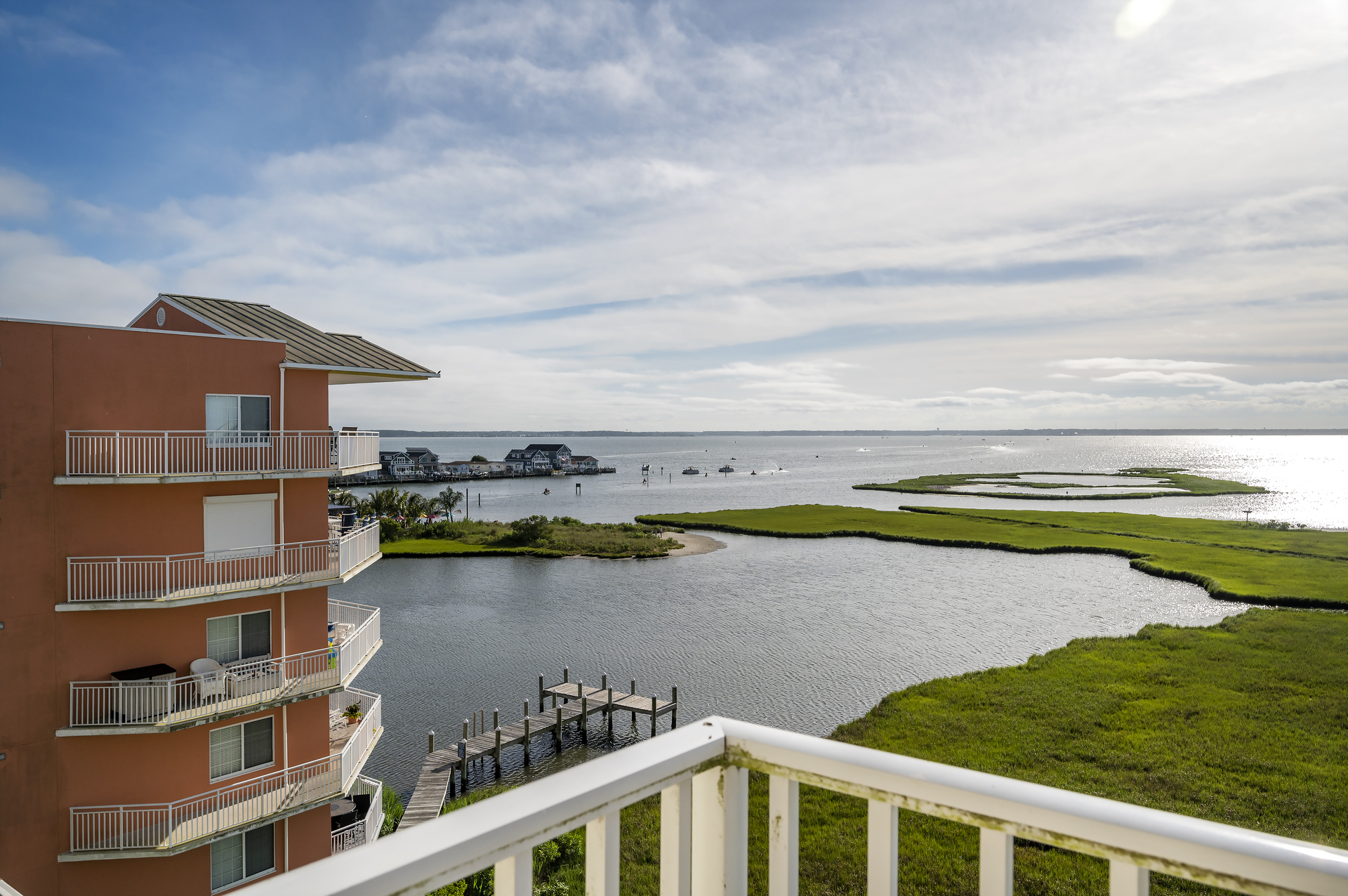 It doesn't get much better than sunsets from this private balcony