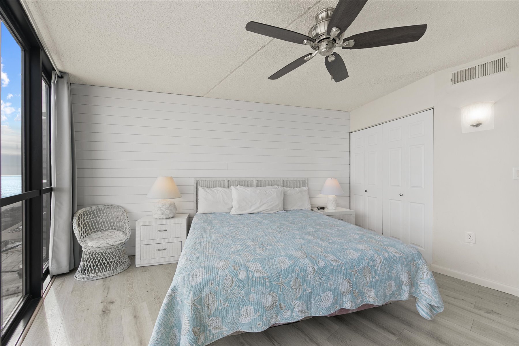 Bedroom 1 offers a Cozy King Bed.