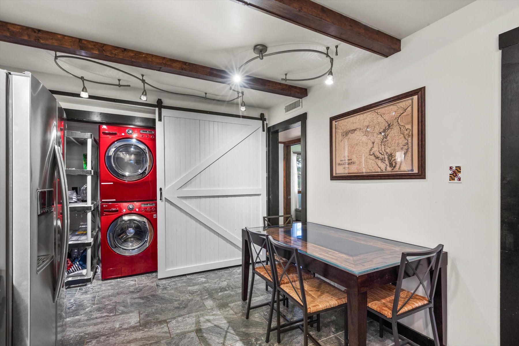 You'll feel right at Home with the Full-Size Washer & Dryer!