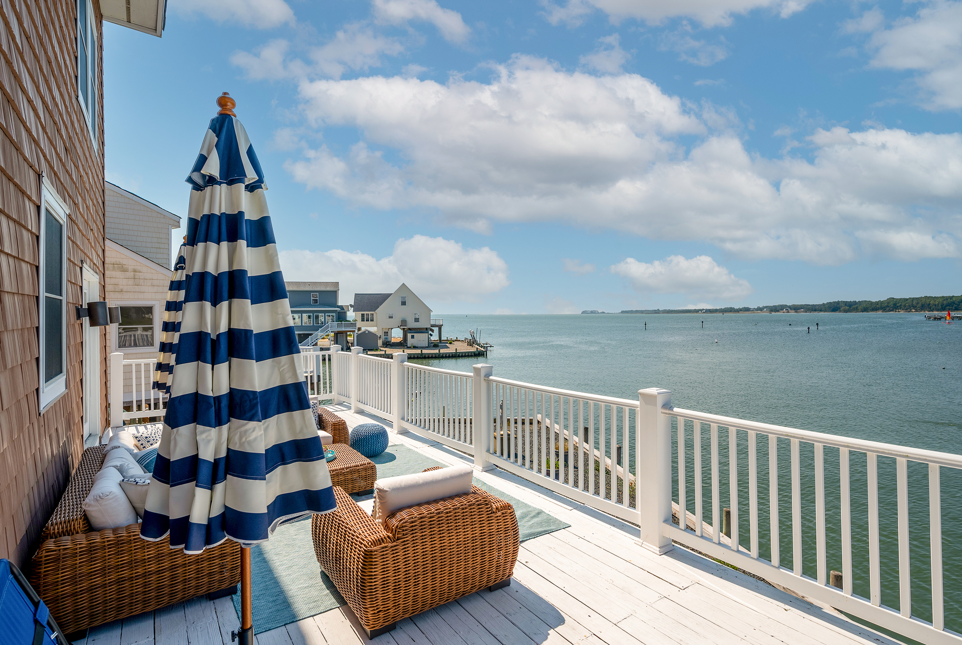 Catch a few rays and take in that salty, sweet bay breeze.