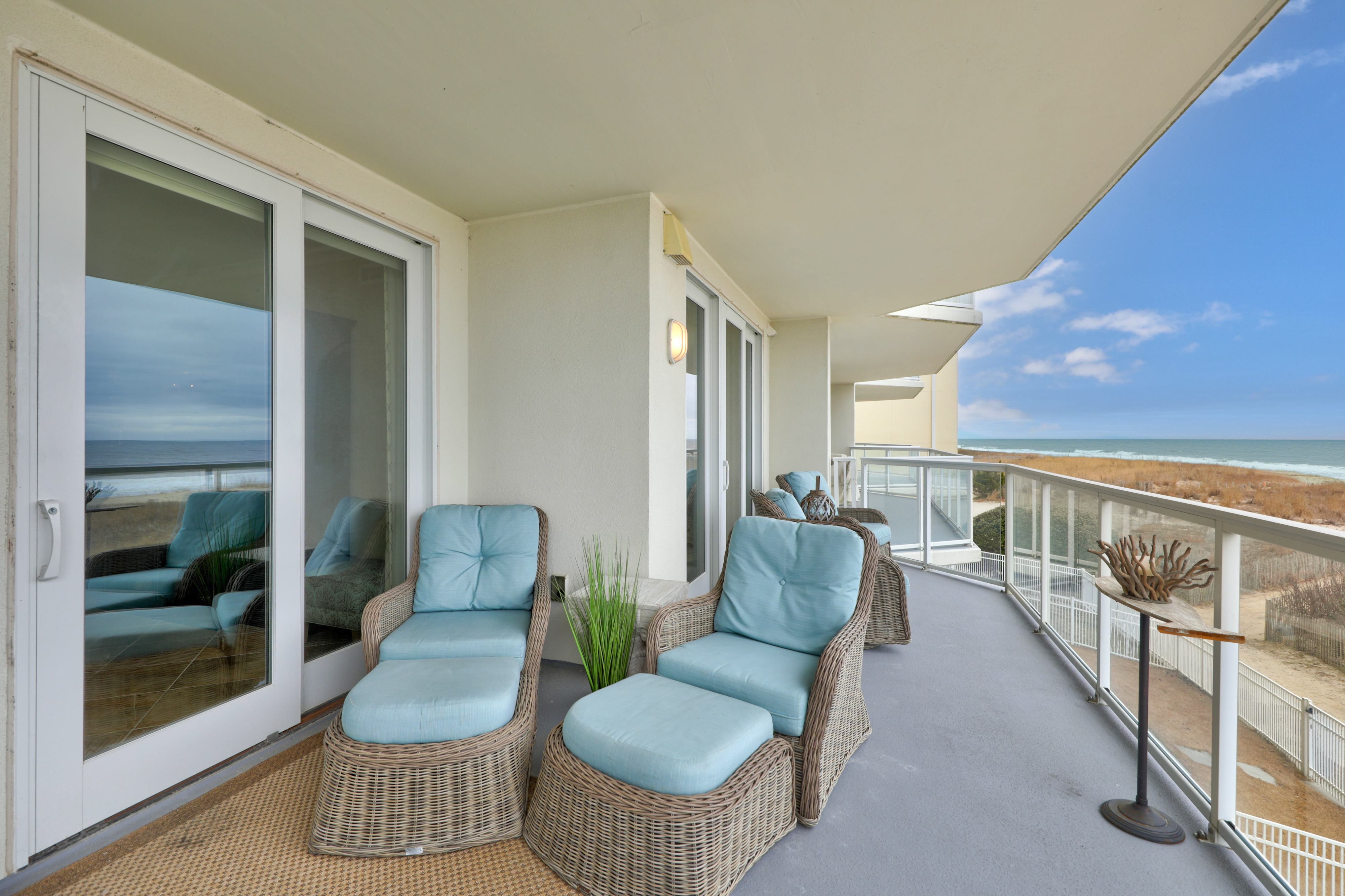 The perfect space to sip your morning coffee and catch a famous OC sunrise.
