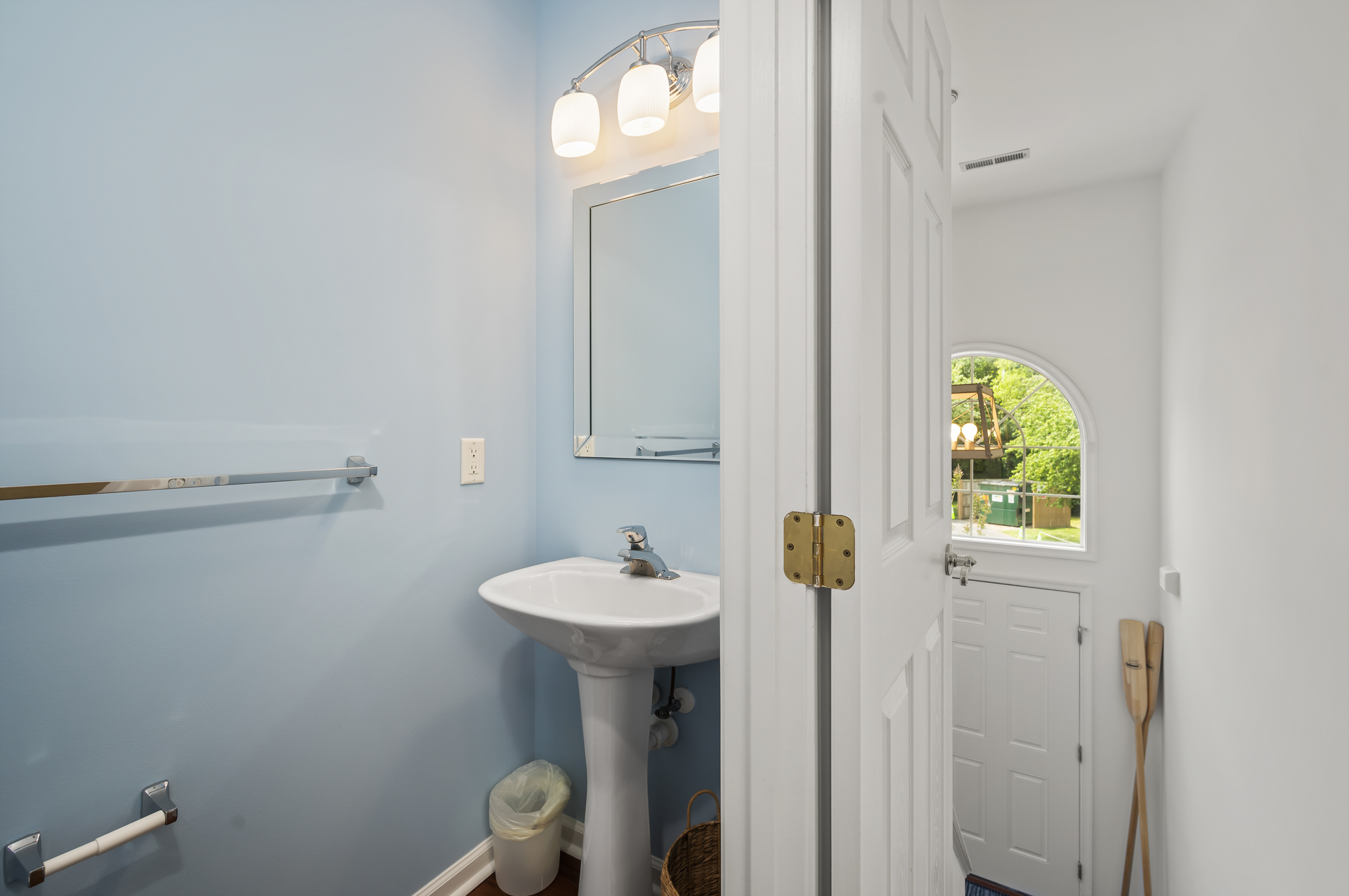 Powder room on main level