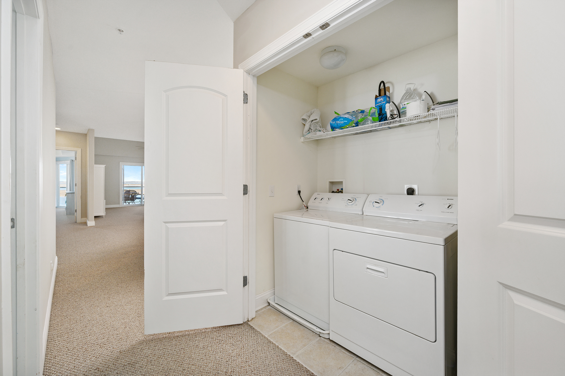 Full Size Washer and Dryer for your convenience.