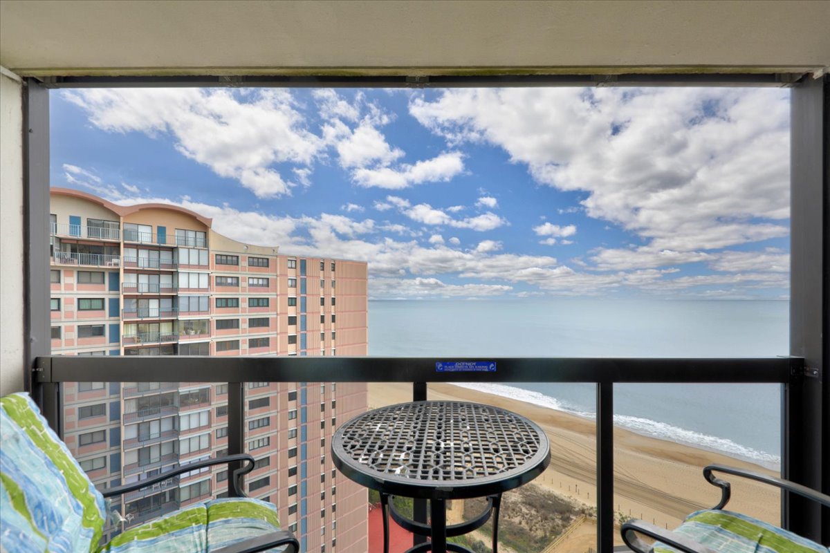 Enjoy the Sweeping Ocean Views from your Private Balcony!