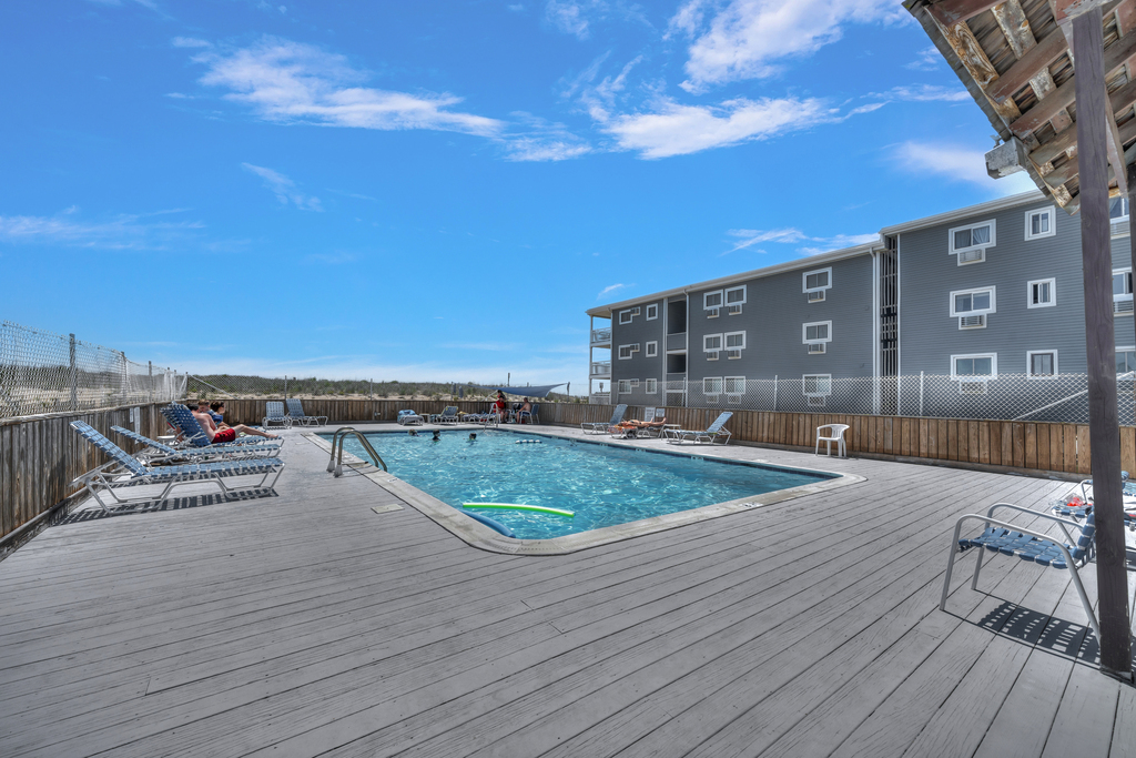 Spacious Pool Deck for lounging and catching the perfect tan
