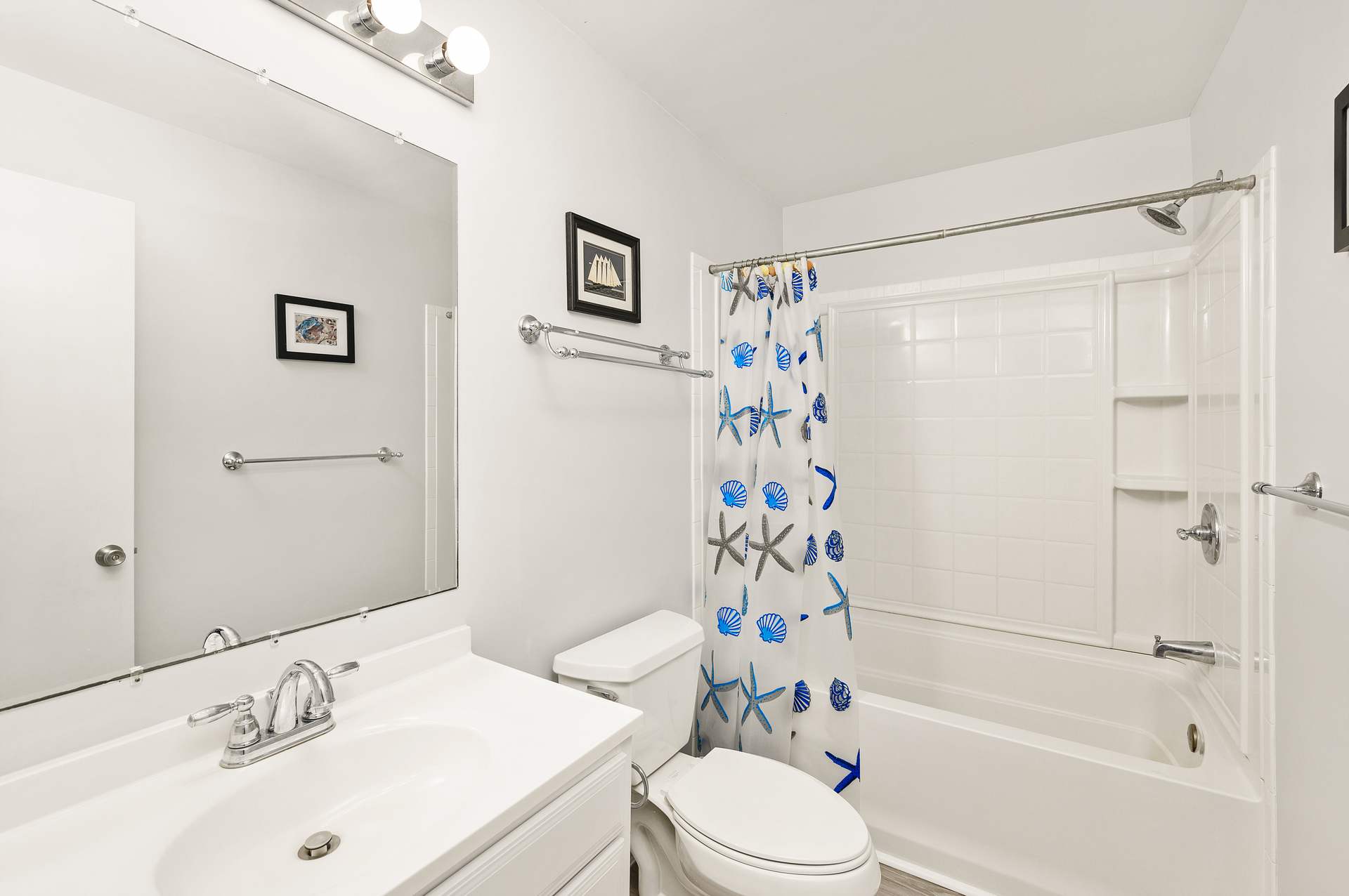 Full Bathroom 1 is convenient to Living Area.