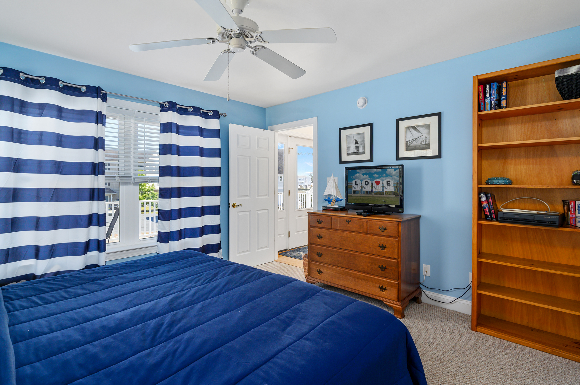 Flat Screen Satellite TV.