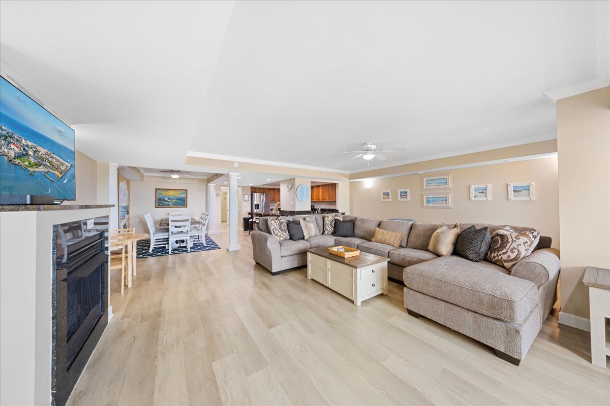 Enjoy all the Brand-New Furnishings in the Living Room!