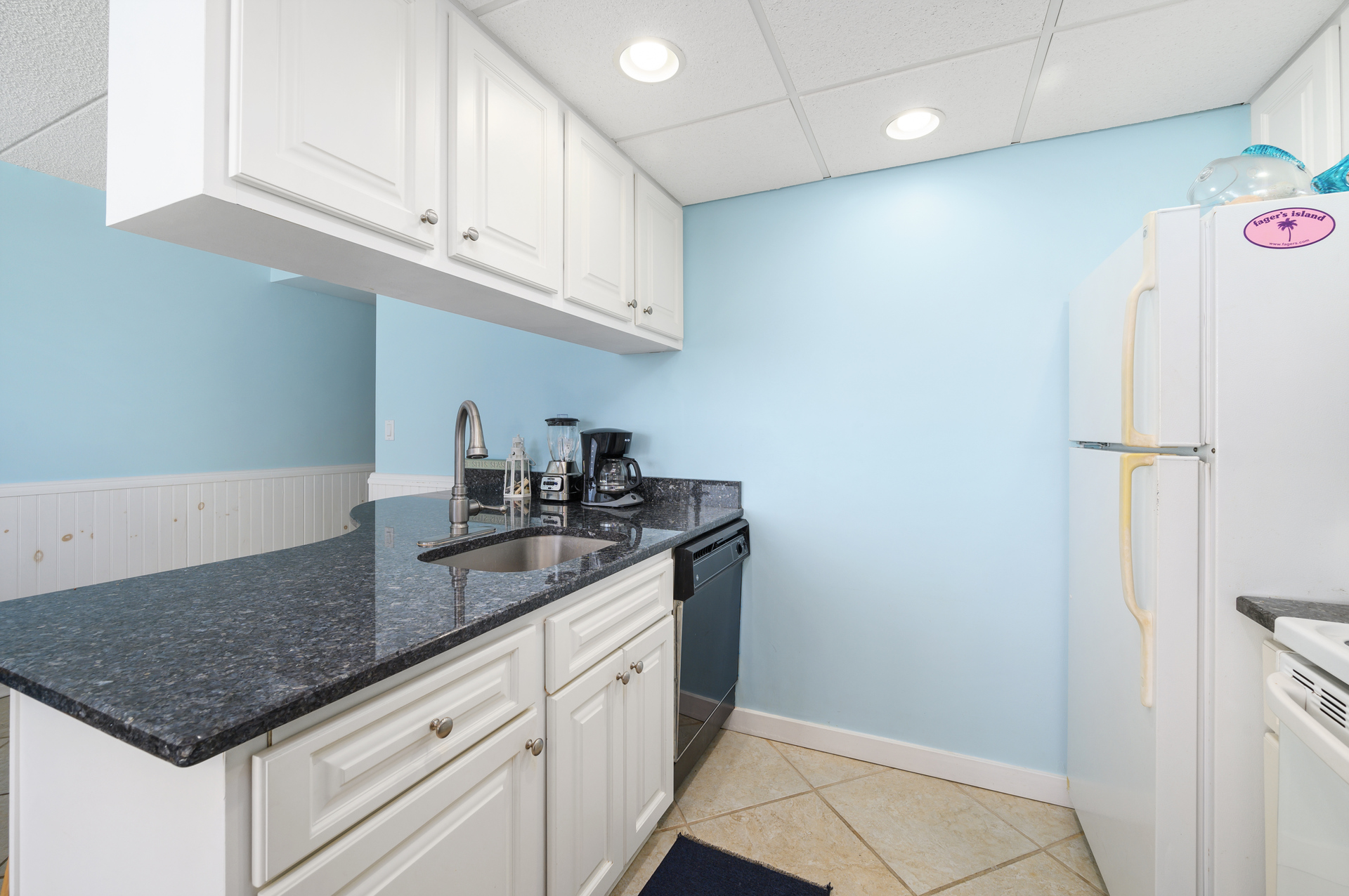 The Well-Stocked Kitchen is perfect for a homecooked meal.