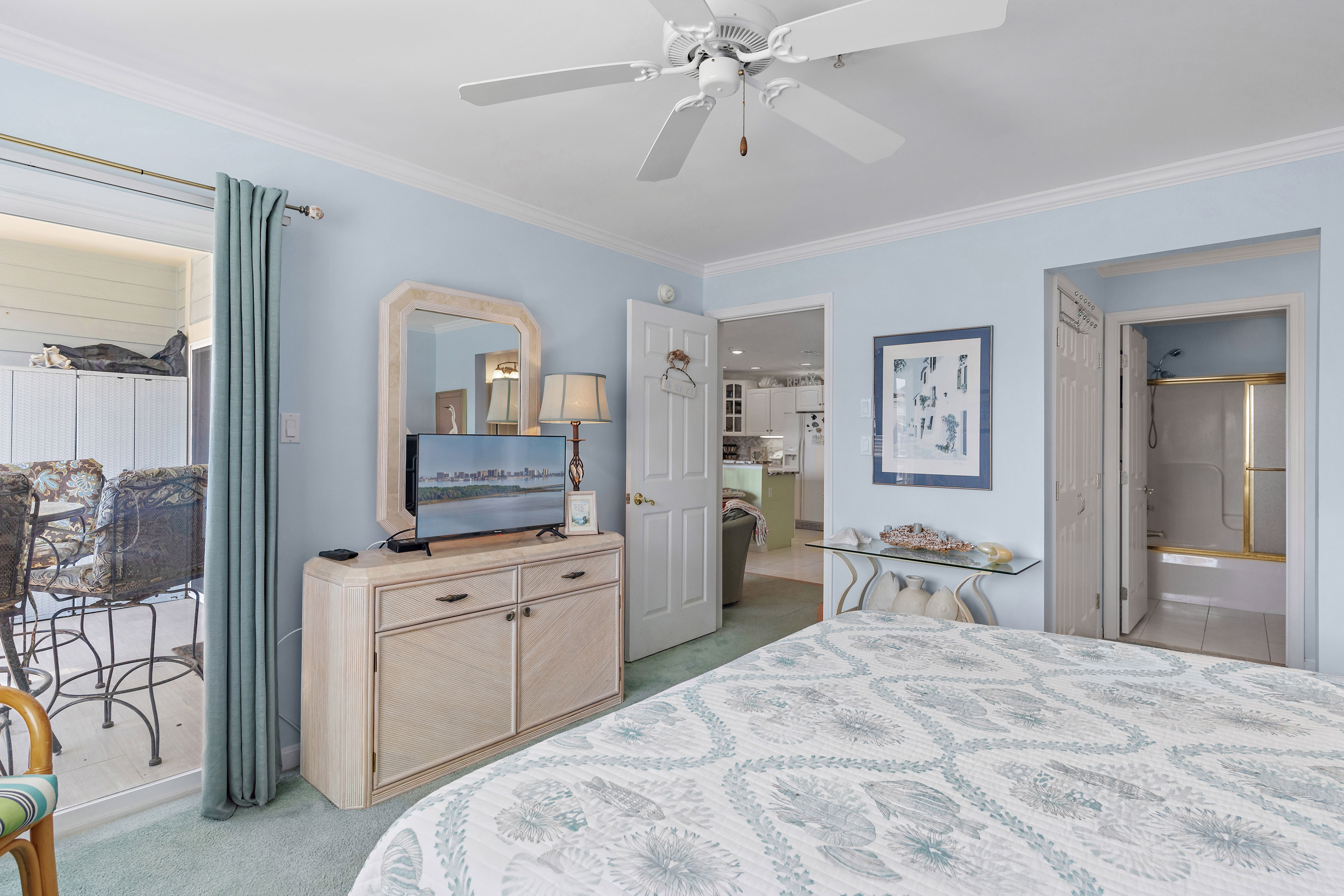 Also, a flat screen TV