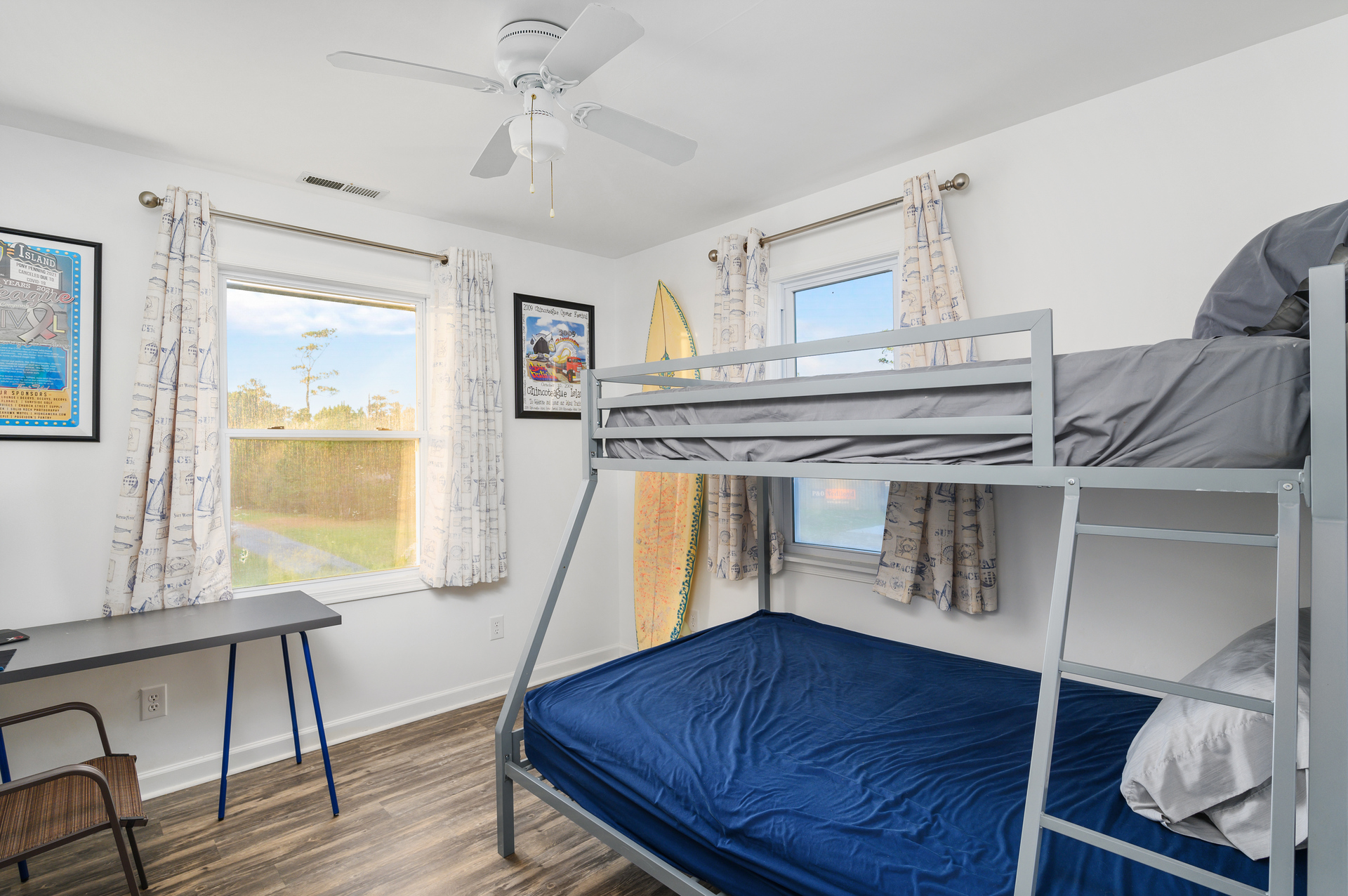 Bedroom 3 is great for the kiddos with a Pyramid Bunk (Twin over Full).