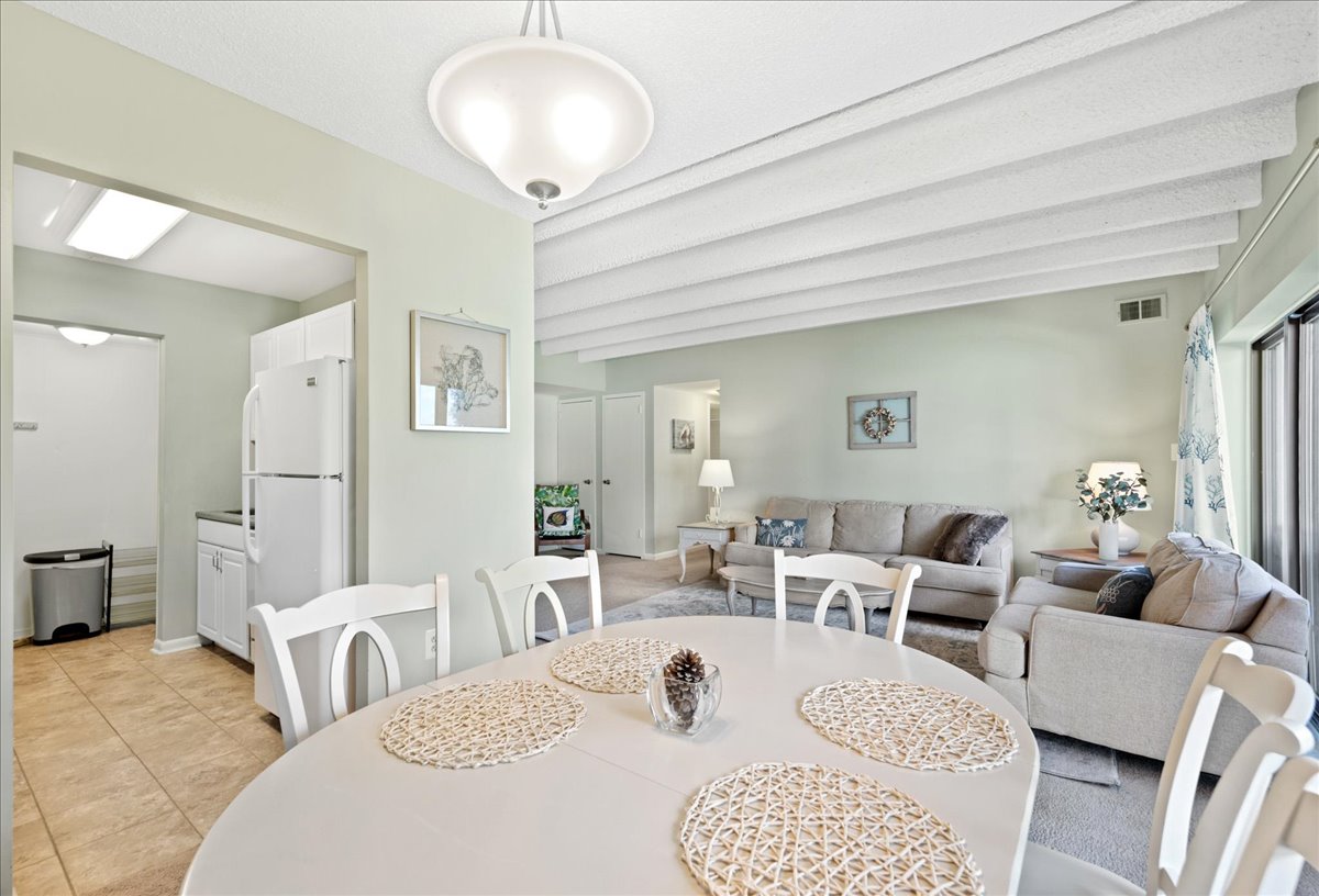 Enjoy a Home Cooked Meal at the Dining Table.