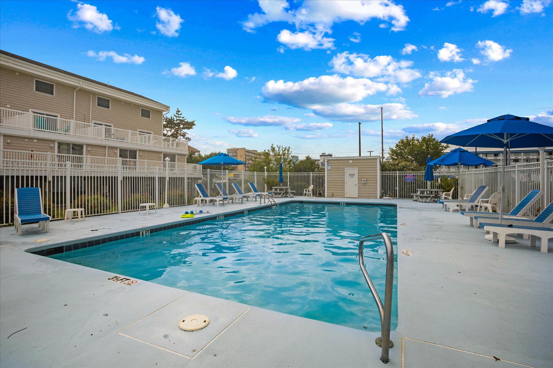 The perfect space to relax while the rest of your family goes for a swim!