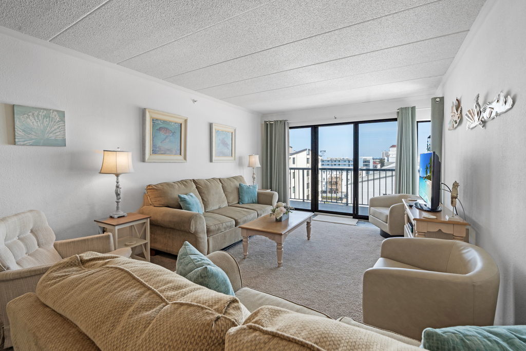 Enter into the inviting and open Living Space that provides plenty of comfy seating!