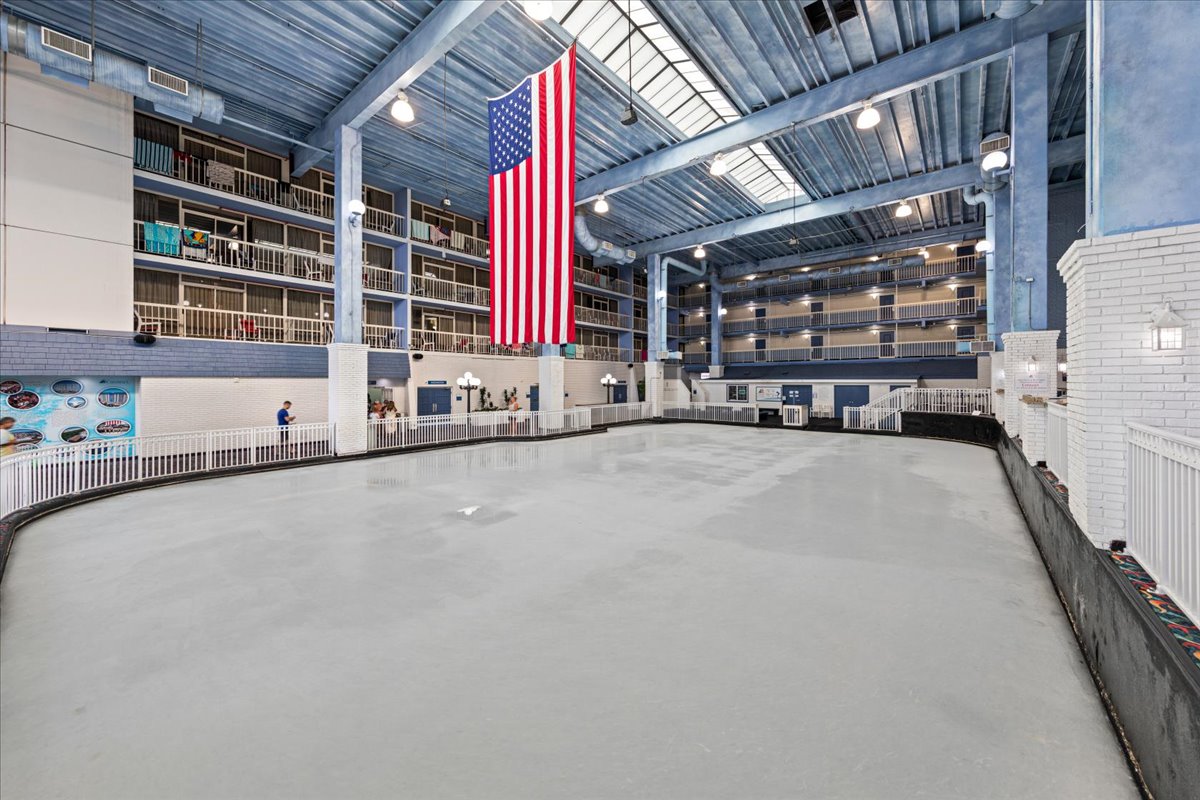 Take a twirl on the Carousel's Indoor Ice Rink!