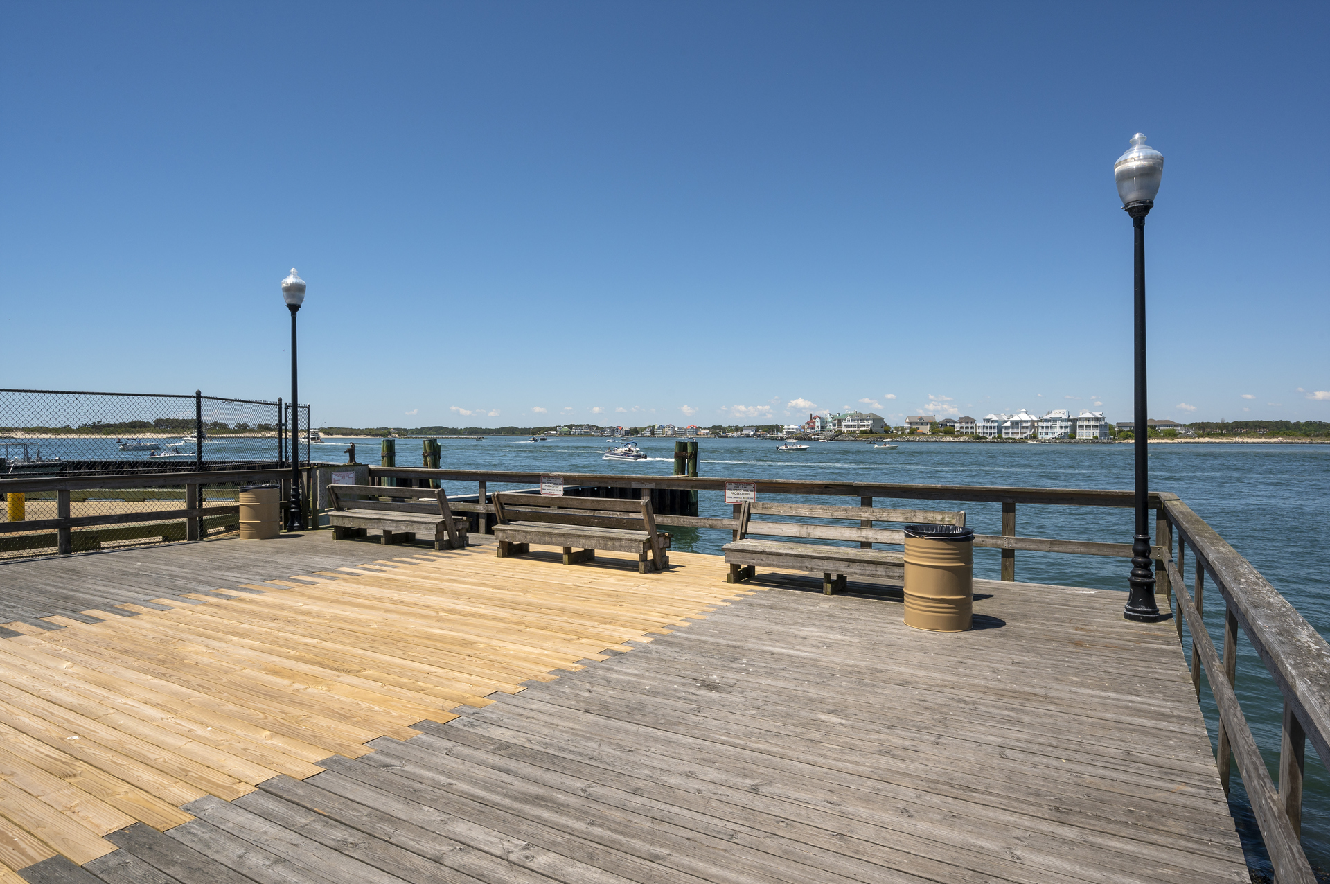 Take a walk down to the Pier to try your hand at fishing!