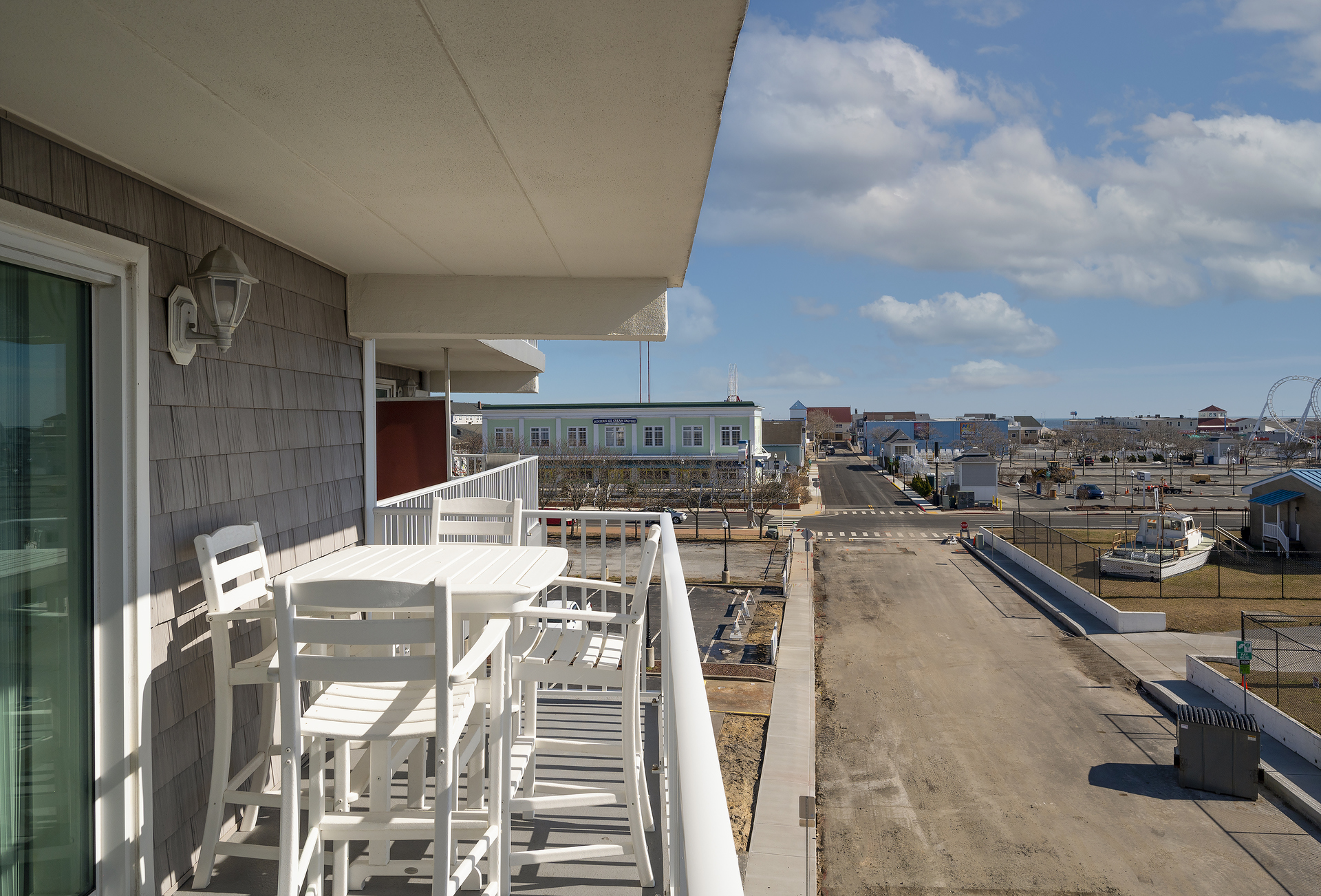 Move meals to the outside and enjoy watching the Sunsets on the Inlet.