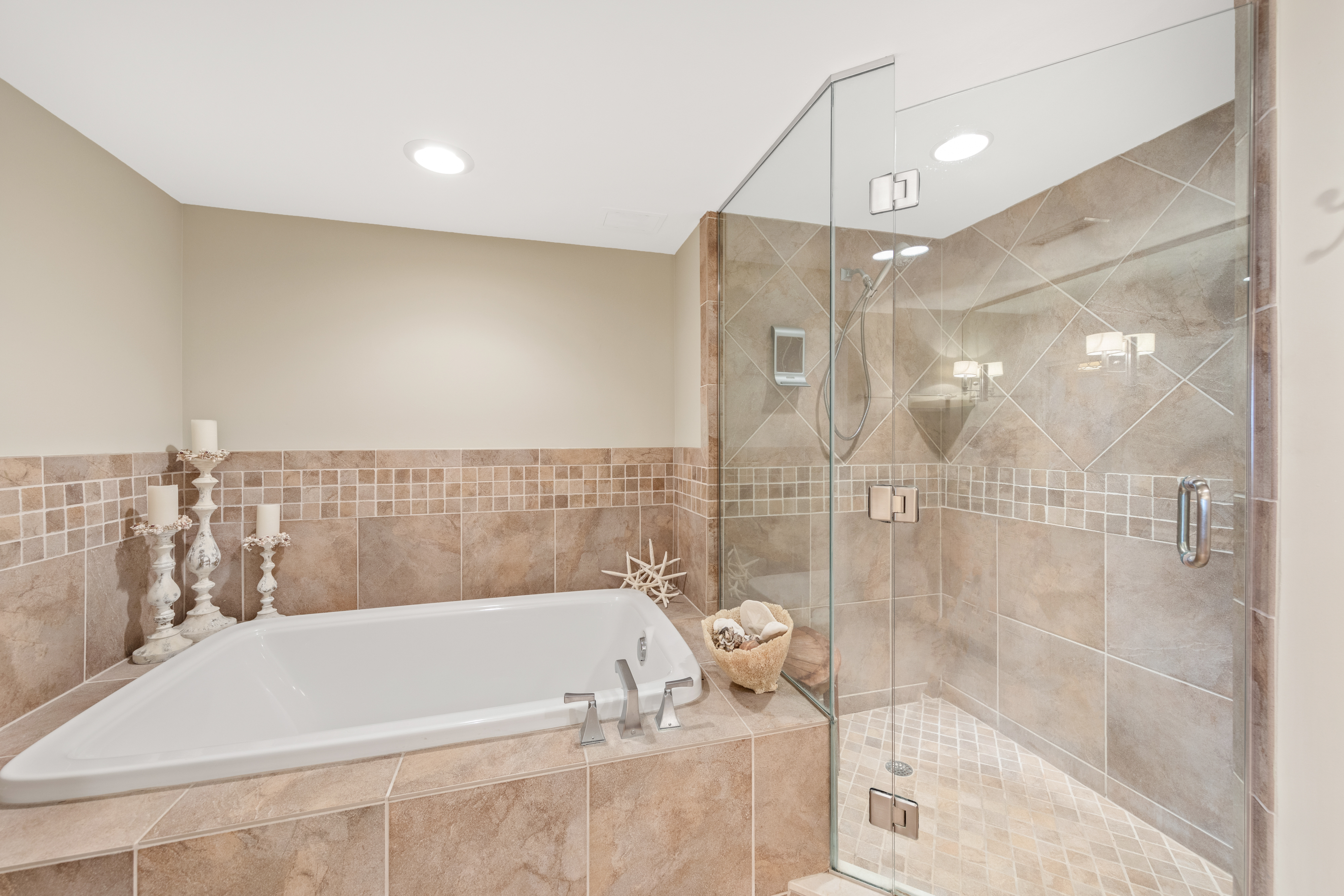 There is also a spacious Walk-in Shower in the Primary Bath.