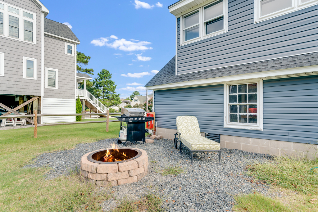 Grill the Fresh Catch of the Day, and share stories around the Fire Pit.