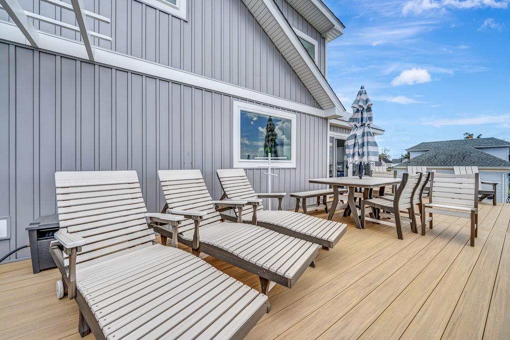 Plenty of Outdoor Seating for all to relax and spend time together.