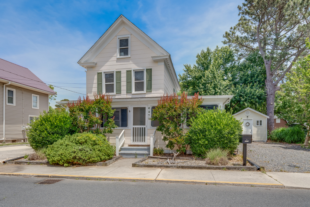 This adorable house is tucked in the heart of Chincoteague Island on Clark Street.