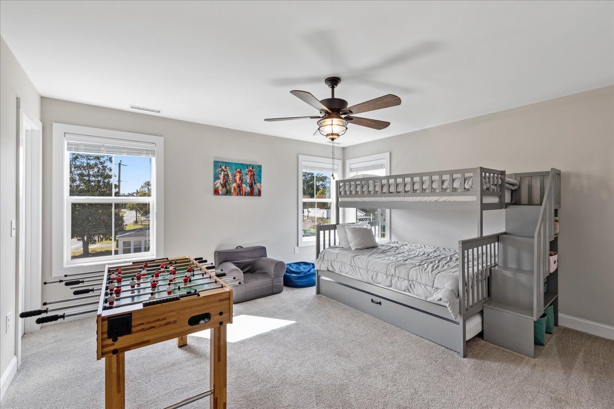 Bedroom 2 has a Pyramid Bunk with Twin Trundle and sleeps 4!