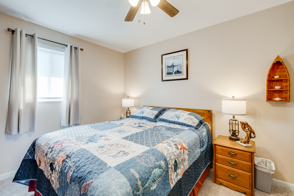 Wandering upstairs, you'll find 3 more Bedrooms and another Full Bath.