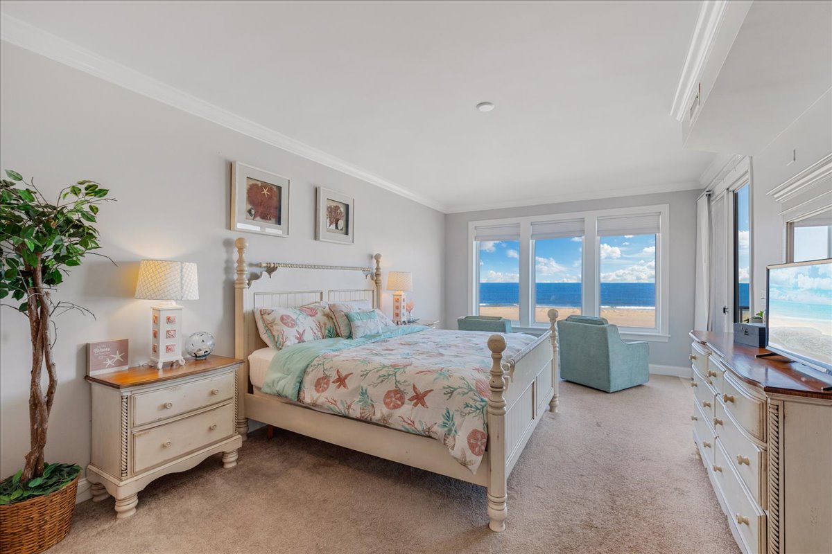 The Primary Bedroom is sure to be a Coastal Retreat!