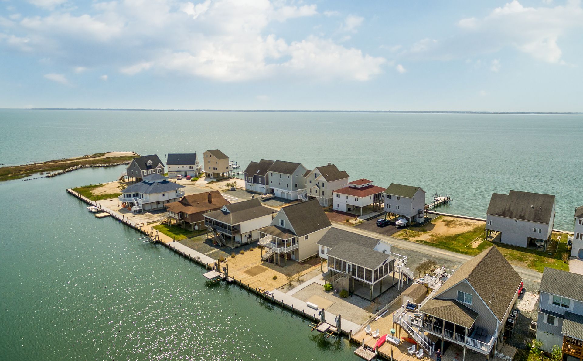 Captain's Cove sits on the pristine Chincoteague Bay.