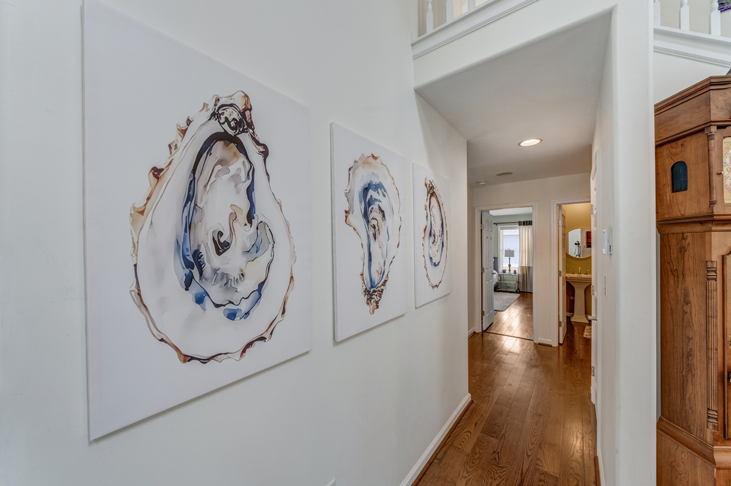 Follow the lovely Coastal Art down the hall.....