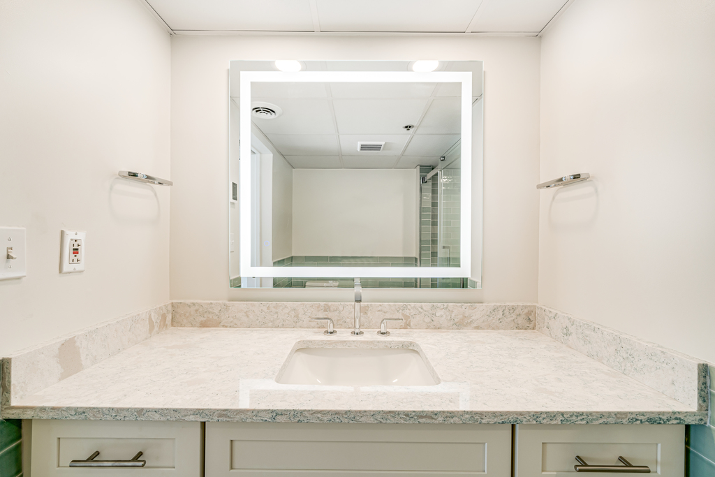 Spacious Vanity in the Primary Bath.
