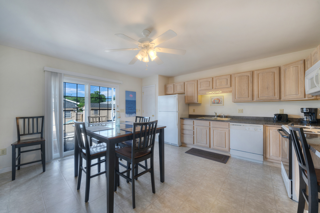 Dine in the comfort of Central AC in the Eat-in Kitchen.