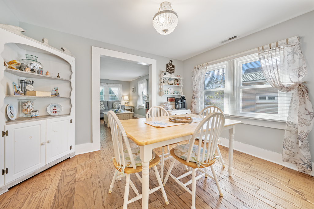 Dine in the comfort of AC in the spacious Dining Room.